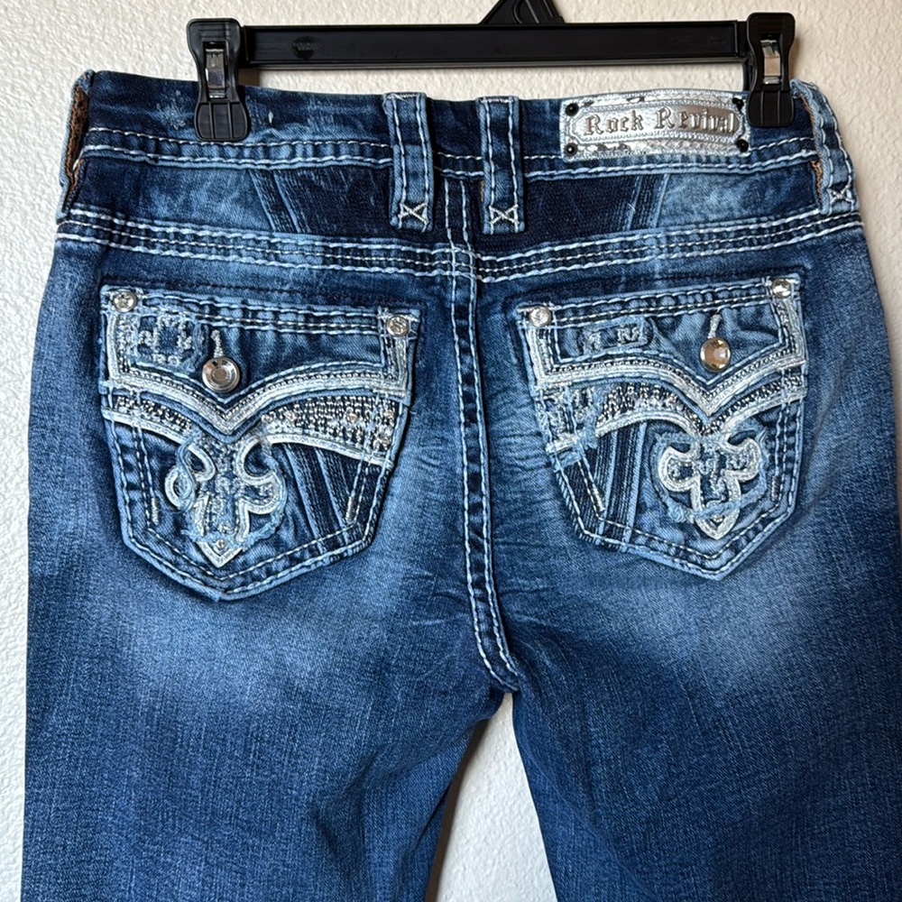 Rock Revival Mid-Rise Bootcut Denim jeans